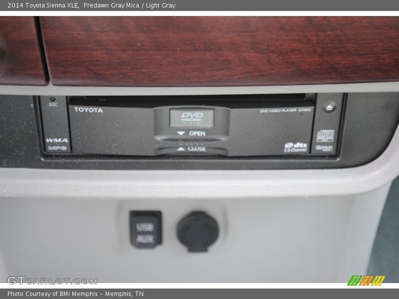 Predawn Gray Mica / Light Gray 2014 Toyota Sienna XLE