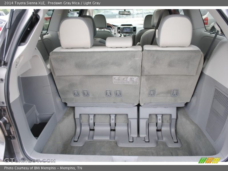 Predawn Gray Mica / Light Gray 2014 Toyota Sienna XLE