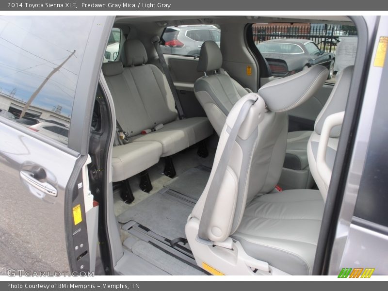 Predawn Gray Mica / Light Gray 2014 Toyota Sienna XLE