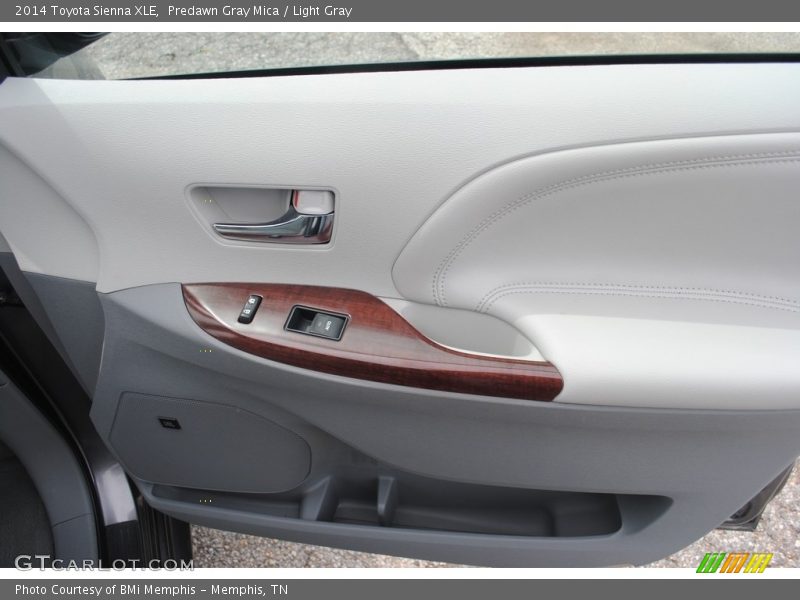 Predawn Gray Mica / Light Gray 2014 Toyota Sienna XLE