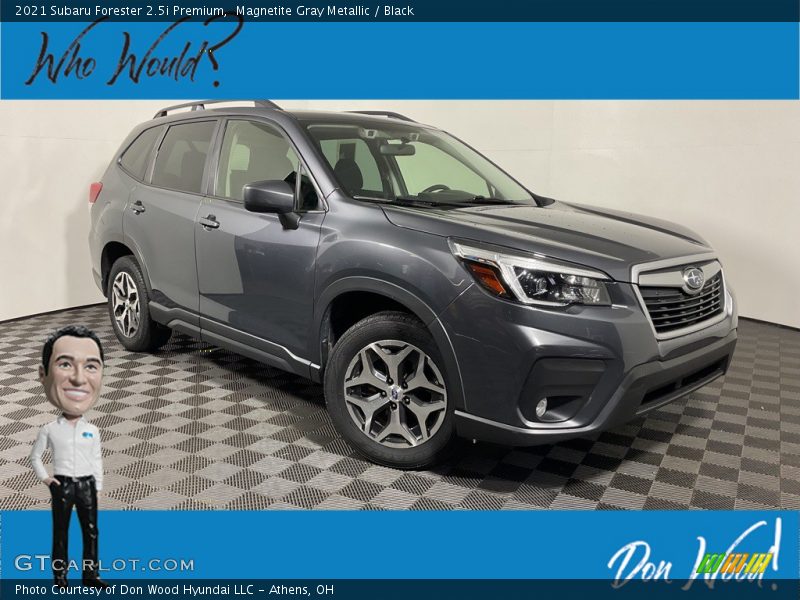 Magnetite Gray Metallic / Black 2021 Subaru Forester 2.5i Premium