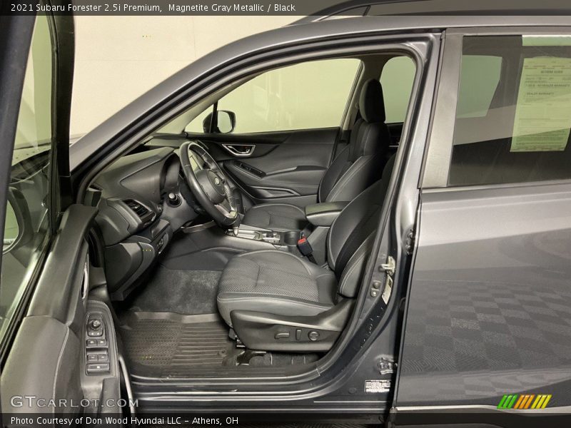 Front Seat of 2021 Forester 2.5i Premium