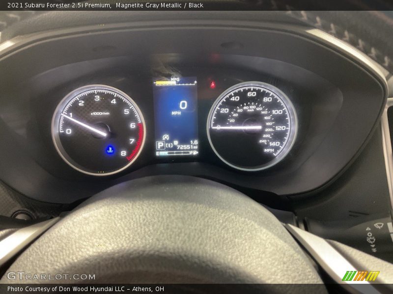 Magnetite Gray Metallic / Black 2021 Subaru Forester 2.5i Premium