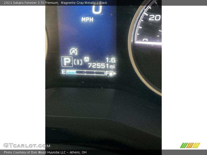 Magnetite Gray Metallic / Black 2021 Subaru Forester 2.5i Premium