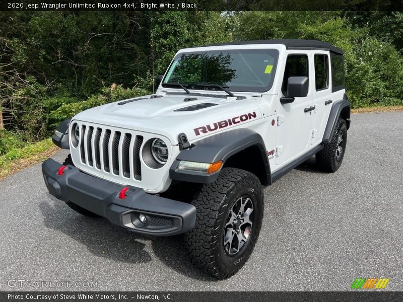 Bright White / Black 2020 Jeep Wrangler Unlimited Rubicon 4x4