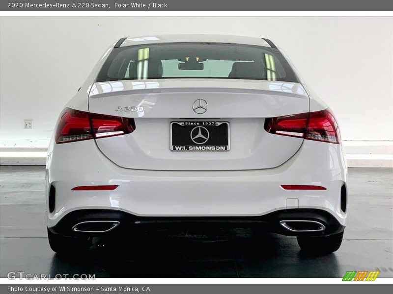 Polar White / Black 2020 Mercedes-Benz A 220 Sedan