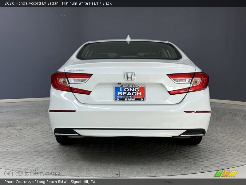 Platinum White Pearl / Black 2020 Honda Accord LX Sedan
