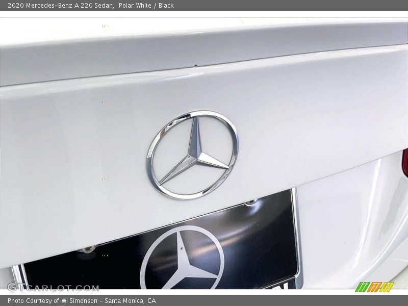 Polar White / Black 2020 Mercedes-Benz A 220 Sedan