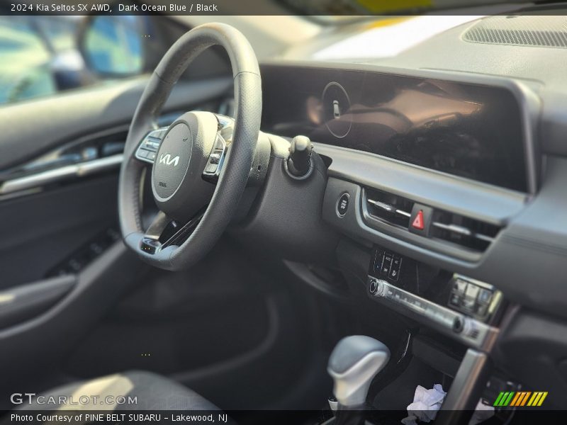 Dark Ocean Blue / Black 2024 Kia Seltos SX AWD