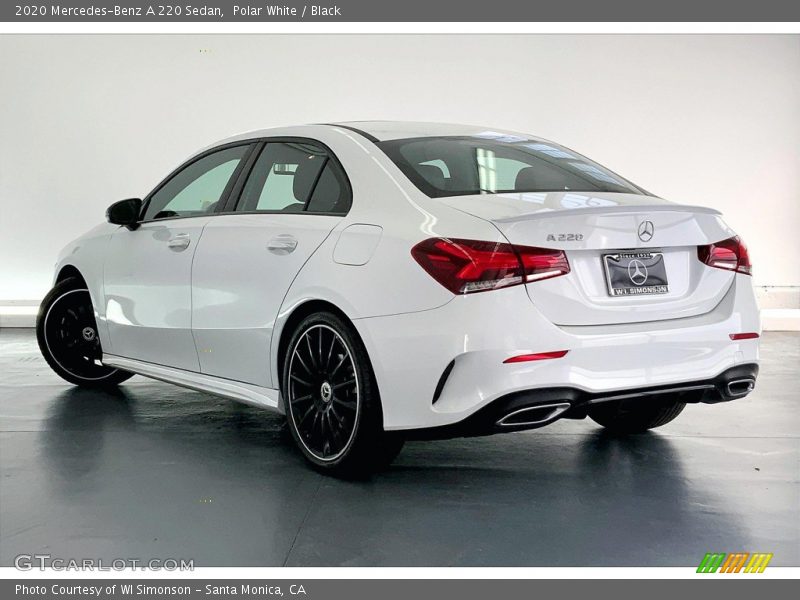 Polar White / Black 2020 Mercedes-Benz A 220 Sedan