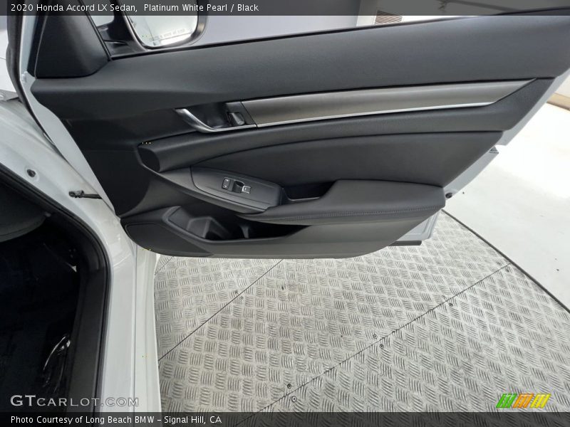 Platinum White Pearl / Black 2020 Honda Accord LX Sedan