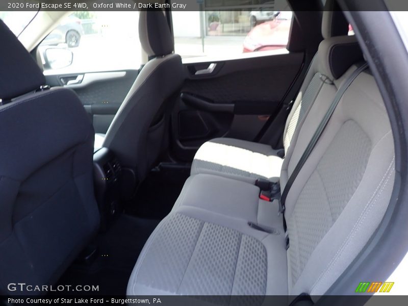 Oxford White / Dark Earth Gray 2020 Ford Escape SE 4WD