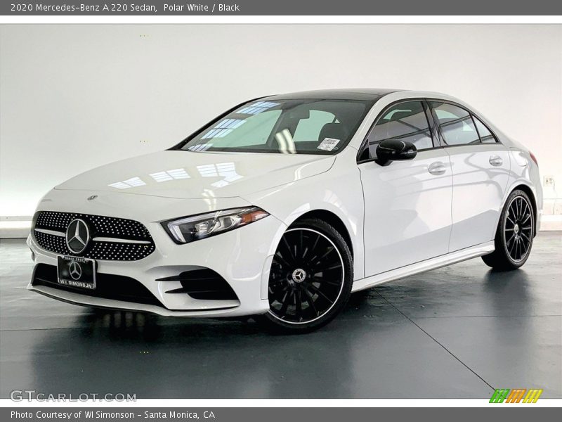 Polar White / Black 2020 Mercedes-Benz A 220 Sedan