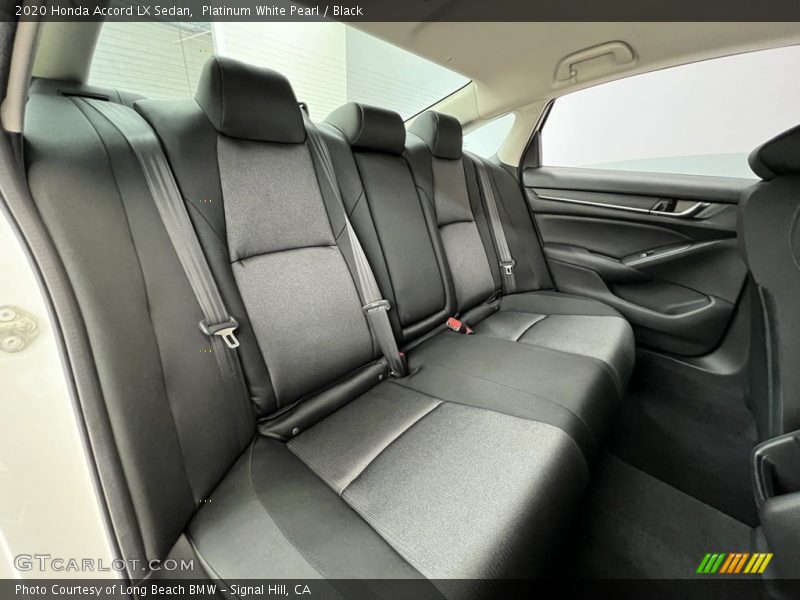 Platinum White Pearl / Black 2020 Honda Accord LX Sedan