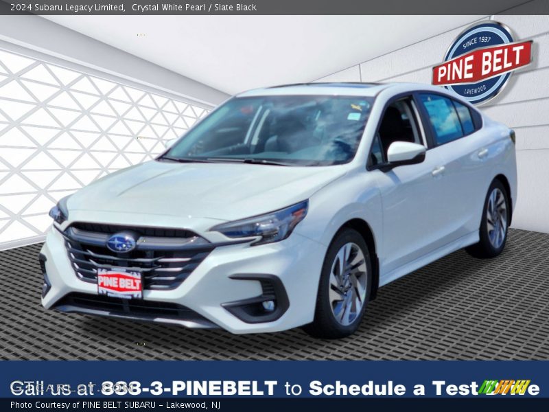 Crystal White Pearl / Slate Black 2024 Subaru Legacy Limited