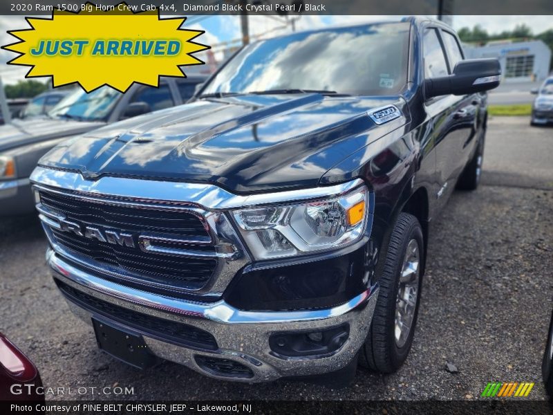 Diamond Black Crystal Pearl / Black 2020 Ram 1500 Big Horn Crew Cab 4x4