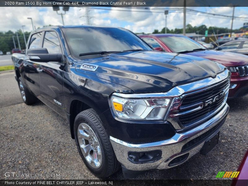 Diamond Black Crystal Pearl / Black 2020 Ram 1500 Big Horn Crew Cab 4x4