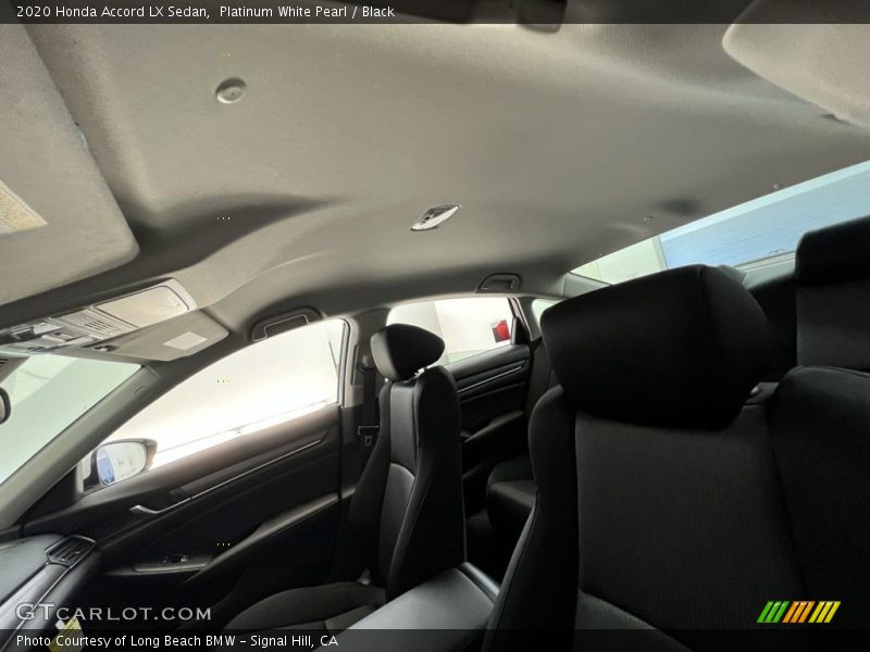 Platinum White Pearl / Black 2020 Honda Accord LX Sedan