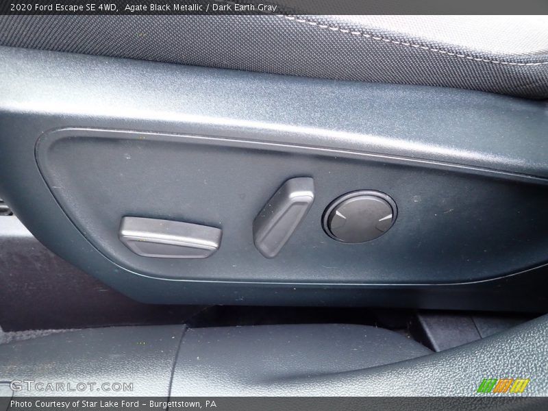Agate Black Metallic / Dark Earth Gray 2020 Ford Escape SE 4WD