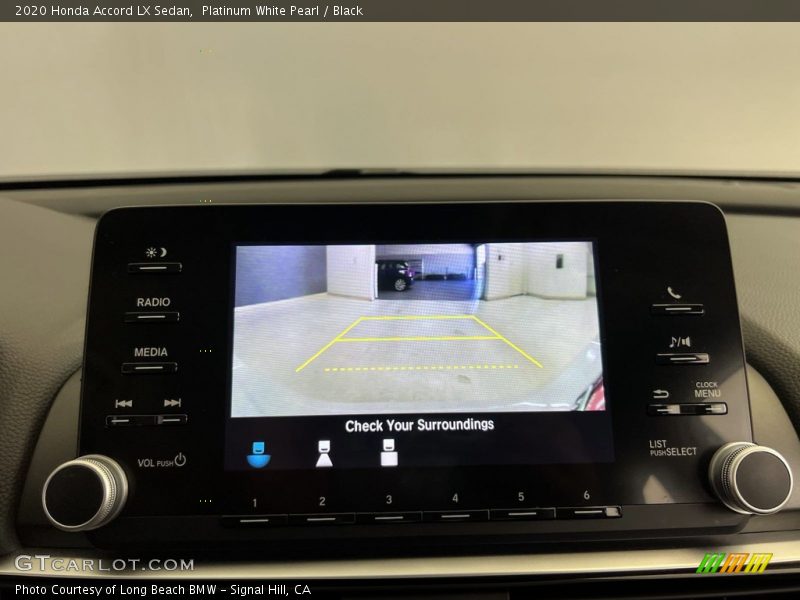Platinum White Pearl / Black 2020 Honda Accord LX Sedan