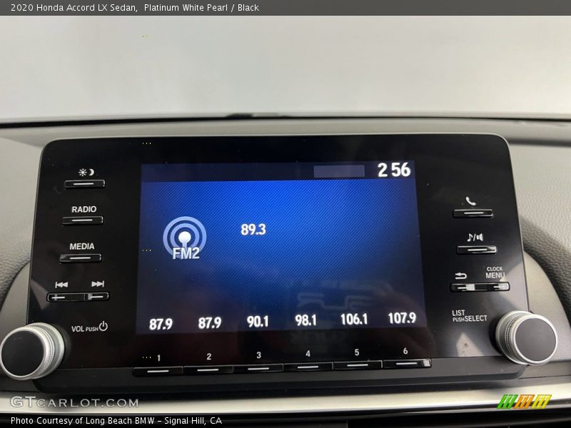 Platinum White Pearl / Black 2020 Honda Accord LX Sedan