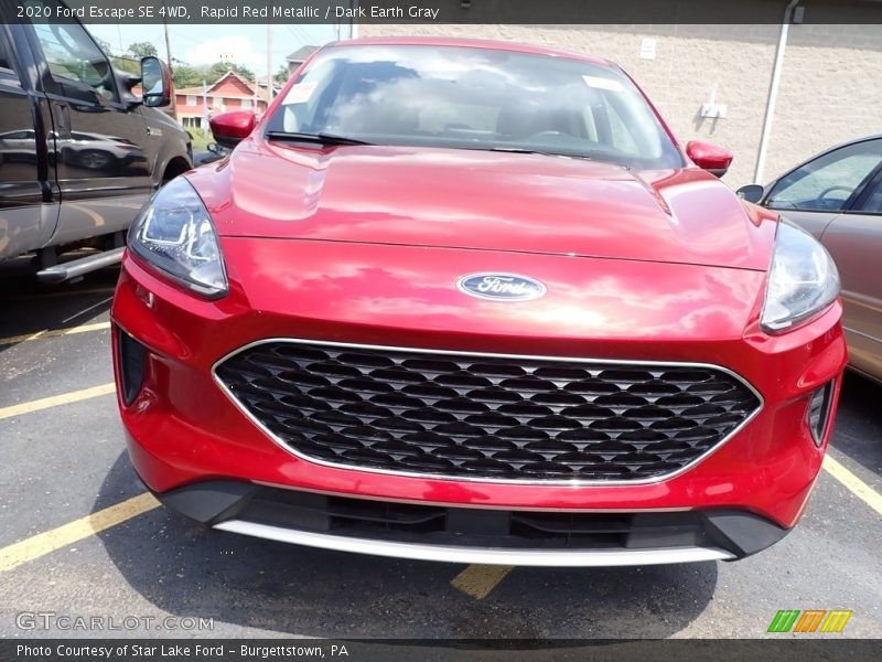 Rapid Red Metallic / Dark Earth Gray 2020 Ford Escape SE 4WD