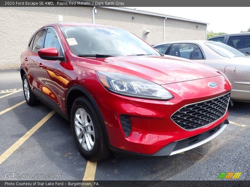 Rapid Red Metallic / Dark Earth Gray 2020 Ford Escape SE 4WD