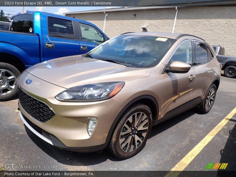Desert Gold Metallic / Sandstone 2020 Ford Escape SEL 4WD