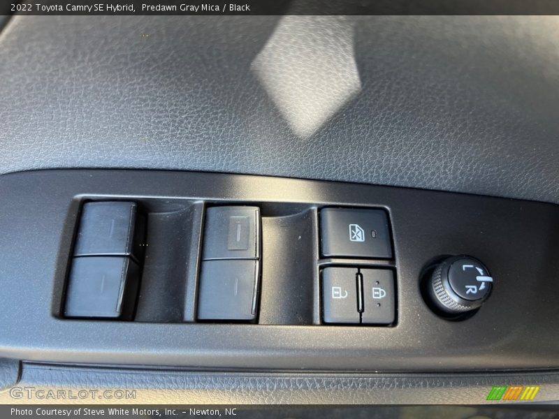 Predawn Gray Mica / Black 2022 Toyota Camry SE Hybrid