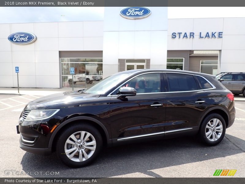 Black Velvet / Ebony 2018 Lincoln MKX Premiere