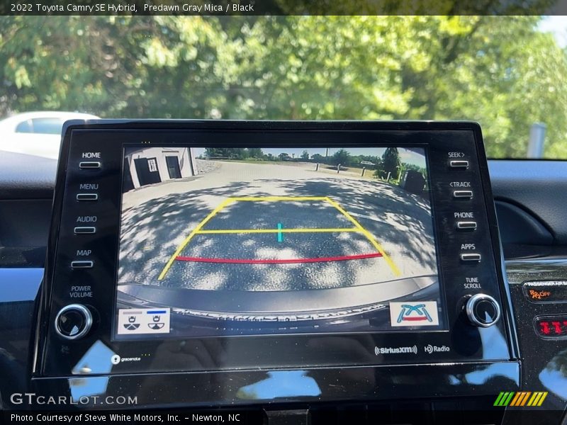 Predawn Gray Mica / Black 2022 Toyota Camry SE Hybrid