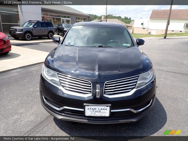 Black Velvet / Ebony 2018 Lincoln MKX Premiere