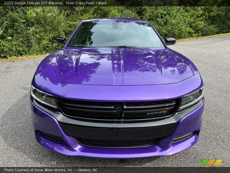 Plum Crazy Pearl / Black 2023 Dodge Charger SXT Blacktop