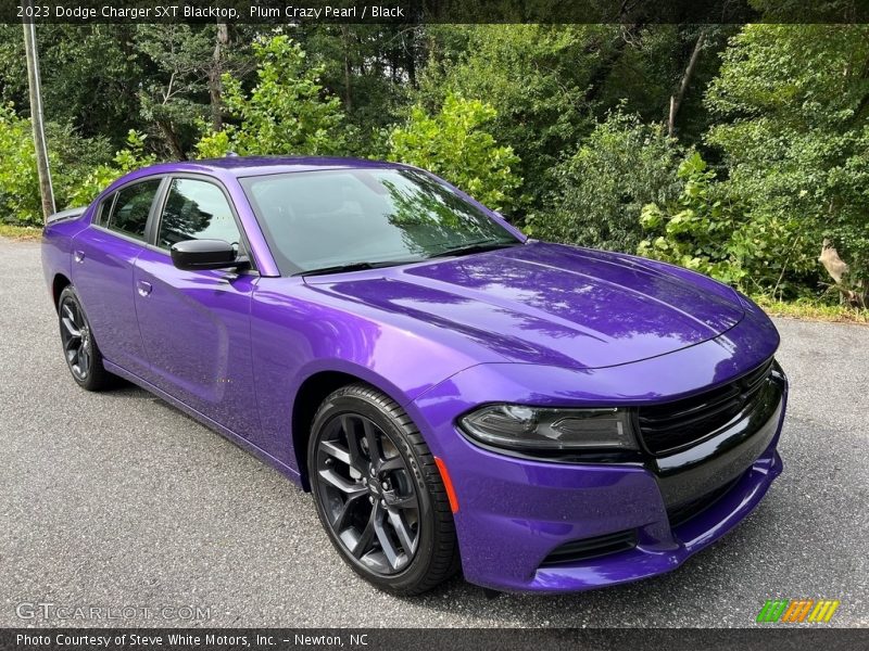 Front 3/4 View of 2023 Charger SXT Blacktop