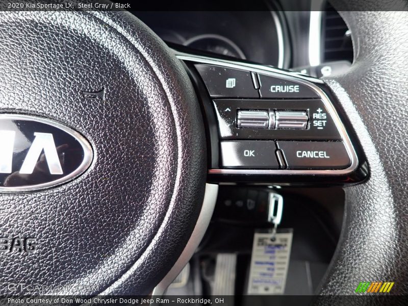 Steel Gray / Black 2020 Kia Sportage LX