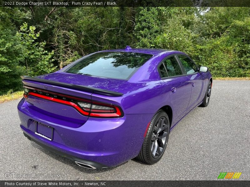 Plum Crazy Pearl / Black 2023 Dodge Charger SXT Blacktop