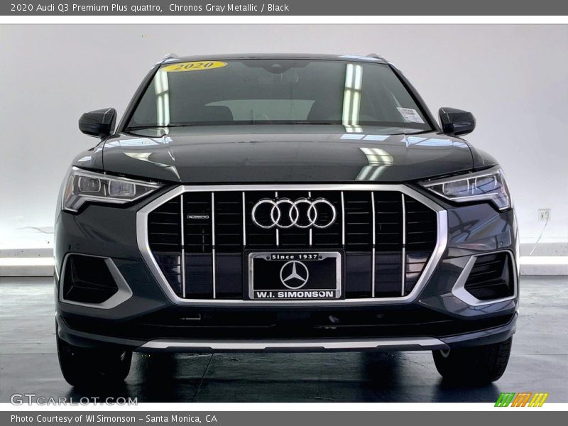 Chronos Gray Metallic / Black 2020 Audi Q3 Premium Plus quattro