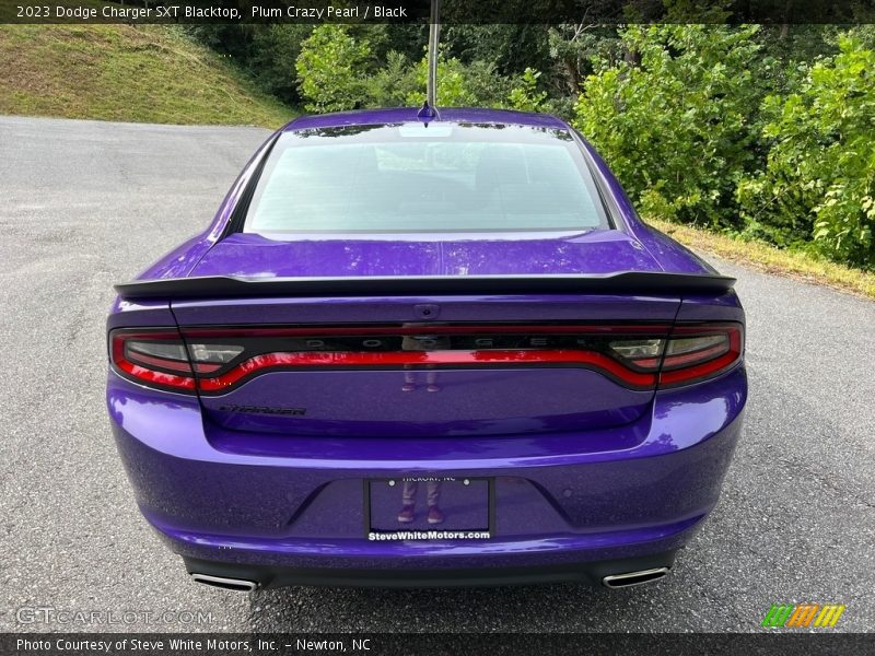 Plum Crazy Pearl / Black 2023 Dodge Charger SXT Blacktop