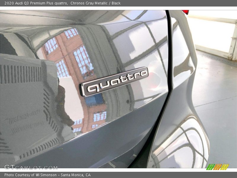 Chronos Gray Metallic / Black 2020 Audi Q3 Premium Plus quattro