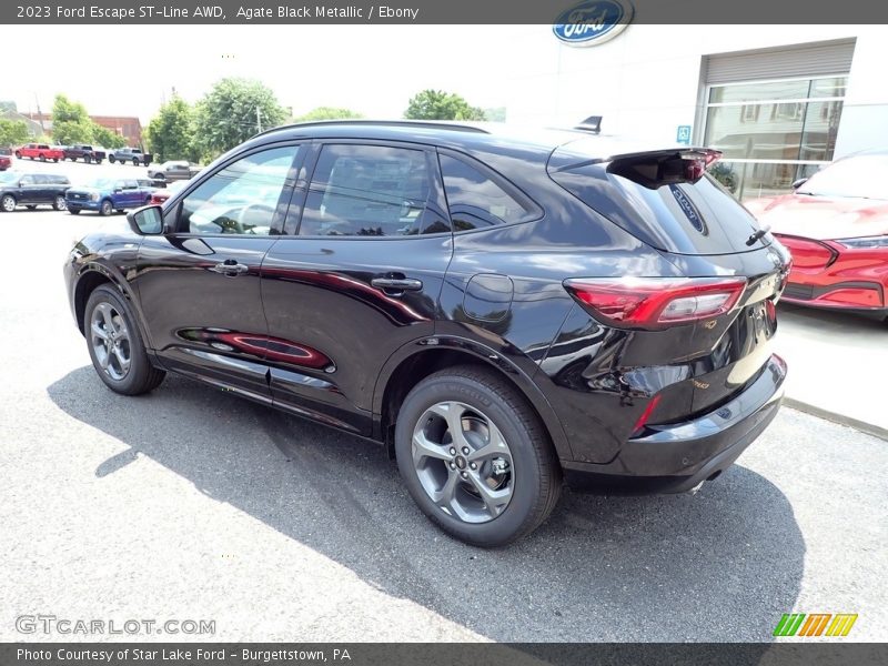 Agate Black Metallic / Ebony 2023 Ford Escape ST-Line AWD