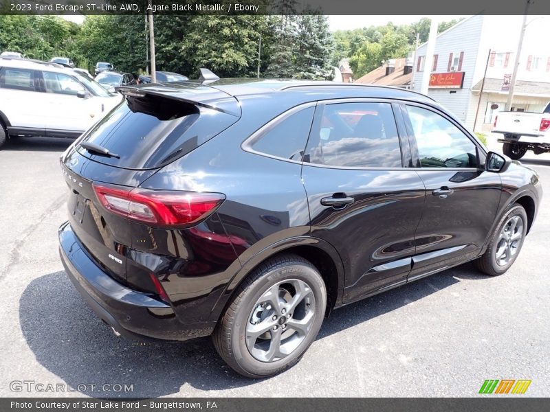 Agate Black Metallic / Ebony 2023 Ford Escape ST-Line AWD