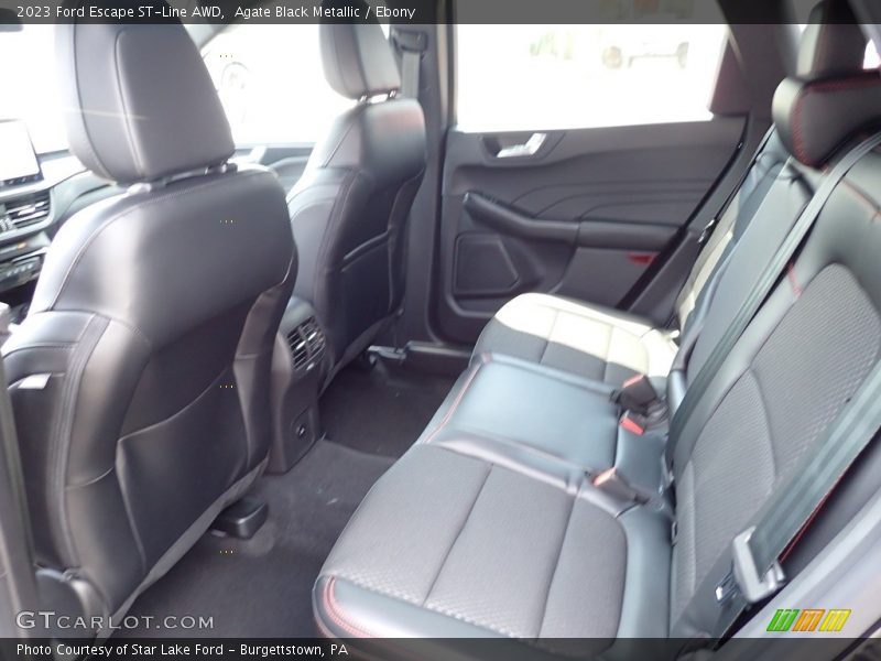 Rear Seat of 2023 Escape ST-Line AWD