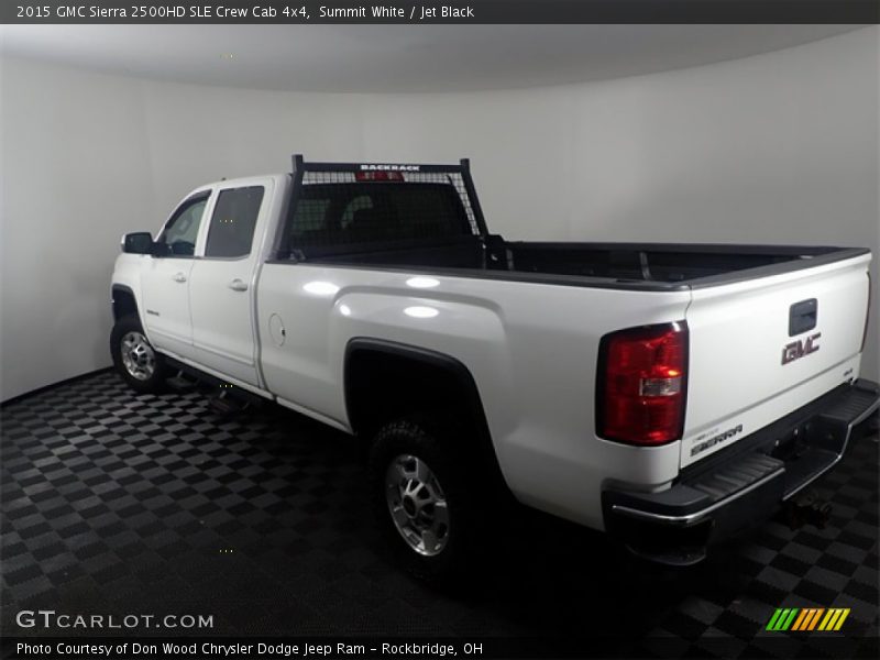 Summit White / Jet Black 2015 GMC Sierra 2500HD SLE Crew Cab 4x4
