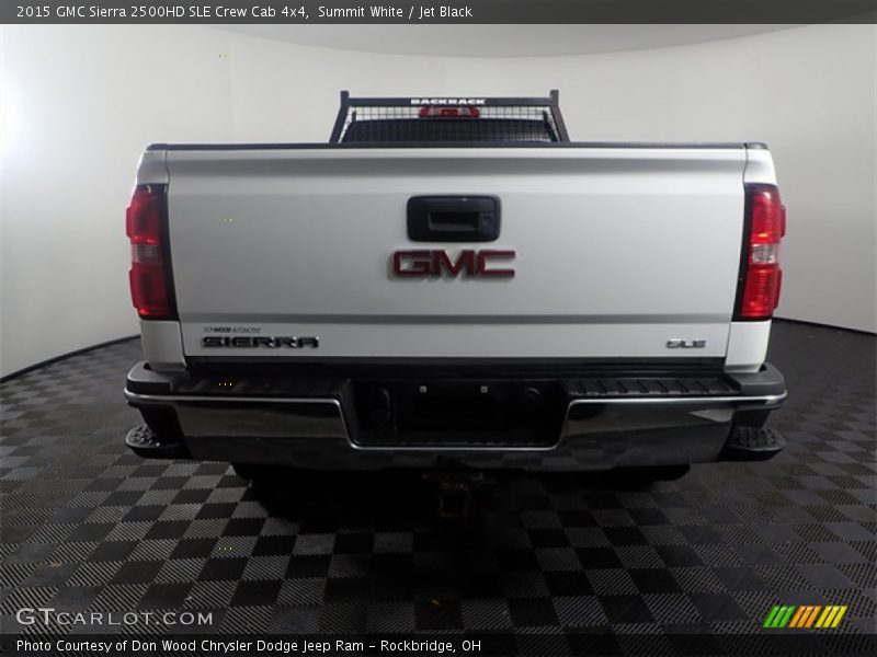 Summit White / Jet Black 2015 GMC Sierra 2500HD SLE Crew Cab 4x4