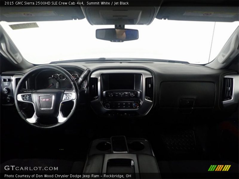 Summit White / Jet Black 2015 GMC Sierra 2500HD SLE Crew Cab 4x4