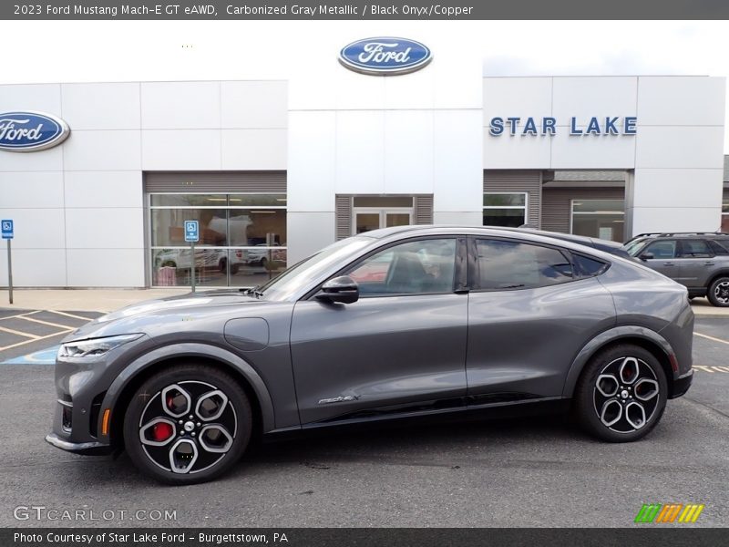 Carbonized Gray Metallic / Black Onyx/Copper 2023 Ford Mustang Mach-E GT eAWD