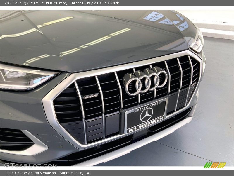 Chronos Gray Metallic / Black 2020 Audi Q3 Premium Plus quattro