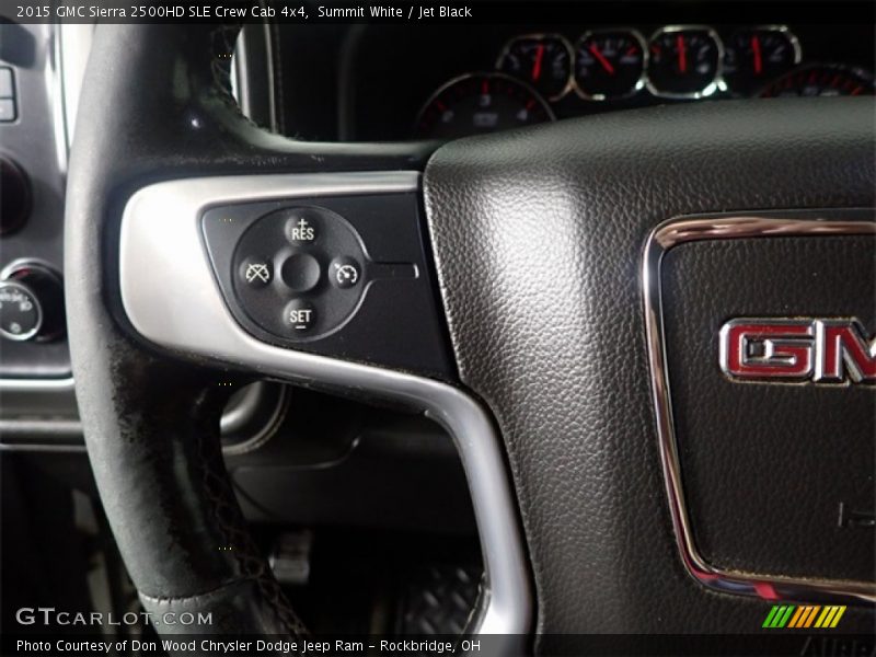 Summit White / Jet Black 2015 GMC Sierra 2500HD SLE Crew Cab 4x4
