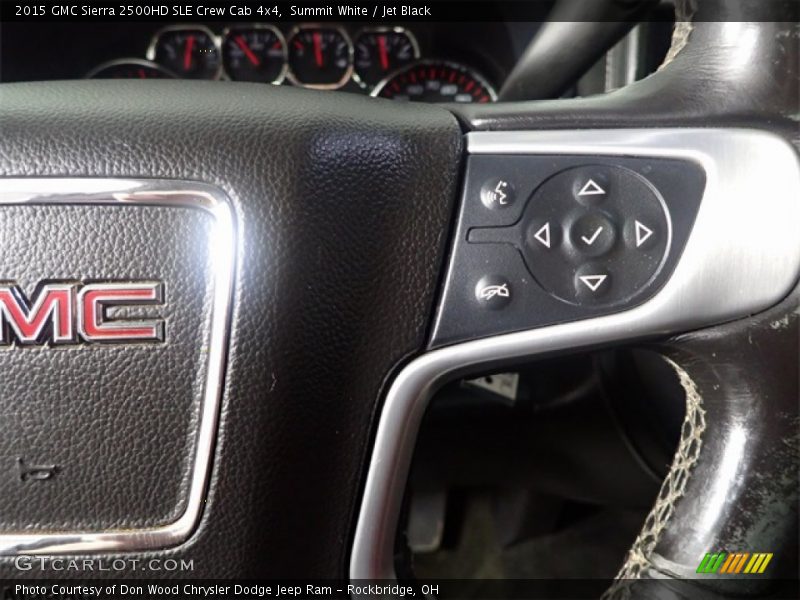 Summit White / Jet Black 2015 GMC Sierra 2500HD SLE Crew Cab 4x4
