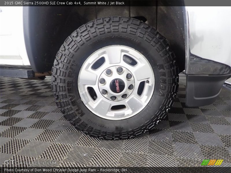 Summit White / Jet Black 2015 GMC Sierra 2500HD SLE Crew Cab 4x4